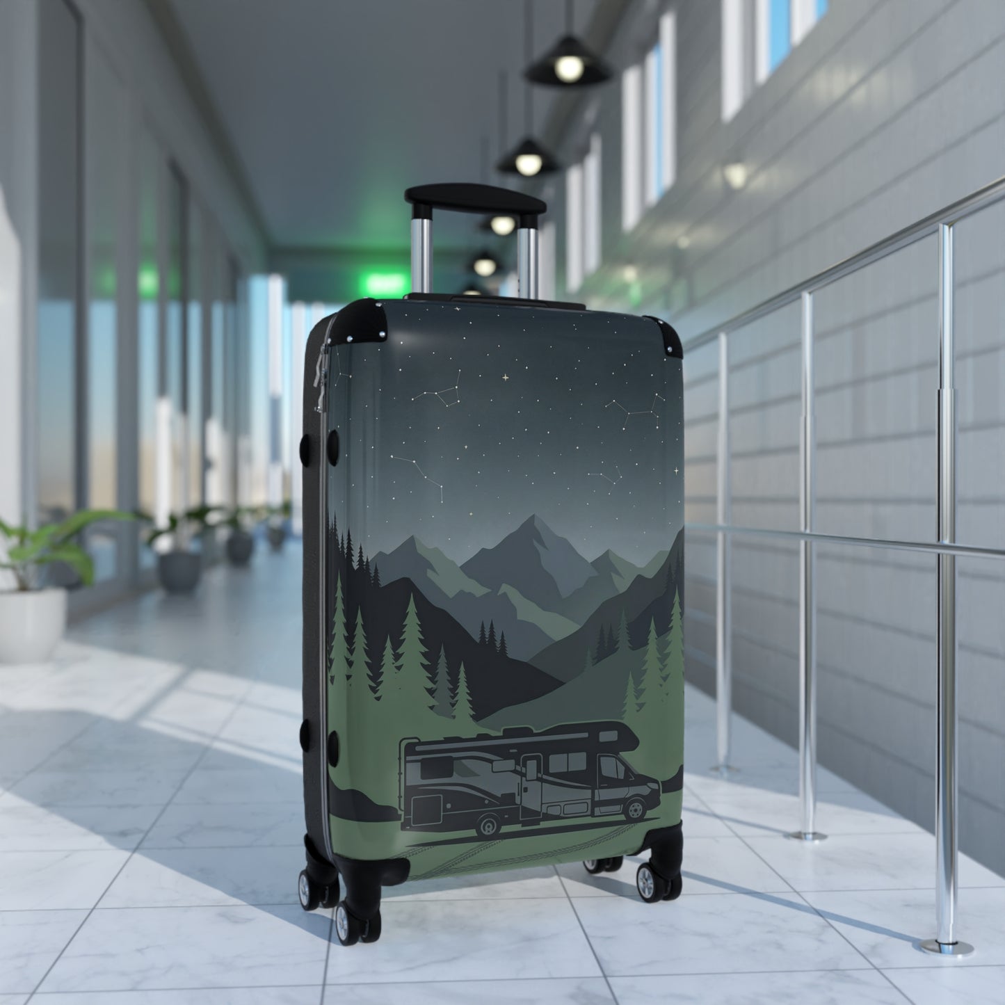 AOP Hard-Shell RV Travel Suitcase — Small / Medium / Large