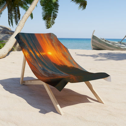 Sunset Beach Towel - Perfect for Summer Days, Beach Trips, Poolside Relaxation, and Gifts for Ocean Lovers