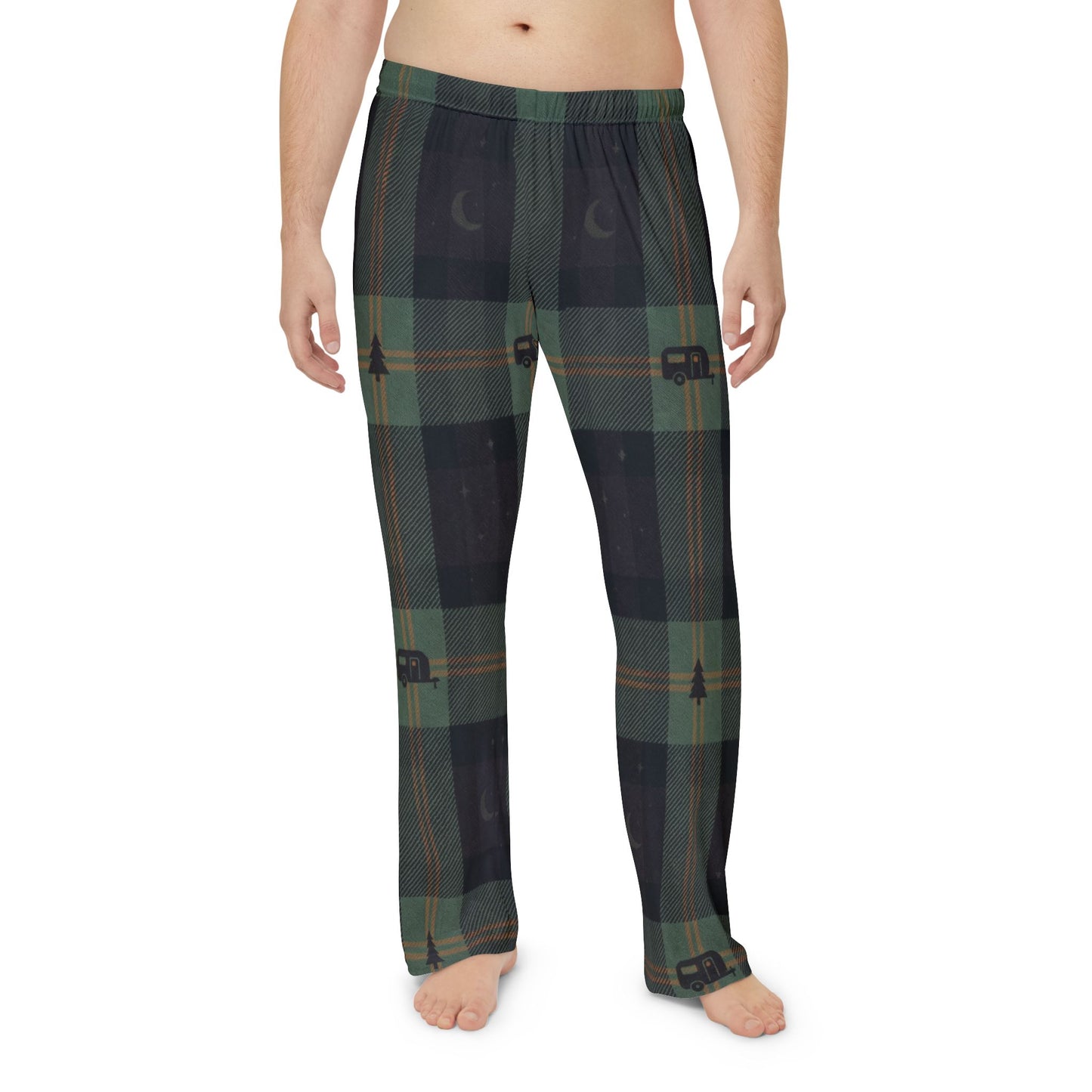 Men's Plaid Pajama Pants — Cozy Camper & Pine Sleep Lounge Pants