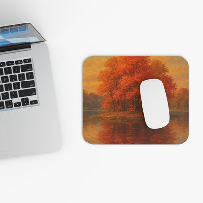 Autumn Reflections Mouse Pad, Cozy Fall Decor, Ideal Gift for Nature Lovers, Office Accessories, Seasonal Home Decor, Fall Aesthetics
