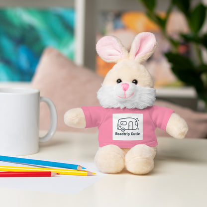 Tiny Traveler RV Plush Toy with Tee – Cute Gift for Kids & Campers