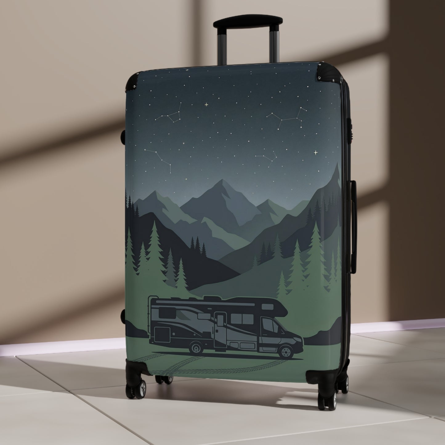 AOP Hard-Shell RV Travel Suitcase — Small / Medium / Large