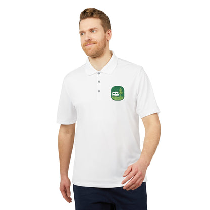 Performance Polo — Grass Patch Camper Logo Embroidered Golf Shirt