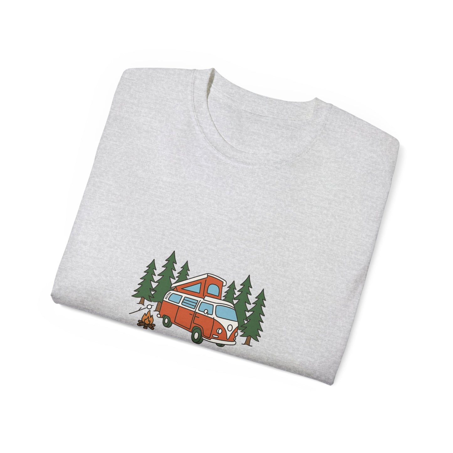 Camping Tee — “Sorry For What I Said When Trying To Park The Camper” Graphic Shirt