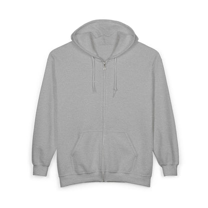 Retro-AI Nomad Badge Hoodie — Full-Zip Travel & Digital Nomad Pullover