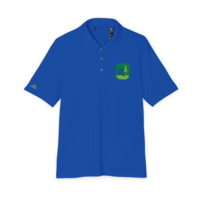 Performance Polo — Grass Patch Camper Logo Embroidered Golf Shirt