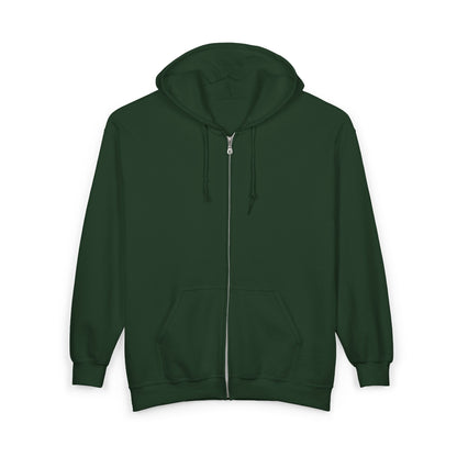 Retro-AI Nomad Badge Hoodie — Full-Zip Travel & Digital Nomad Pullover
