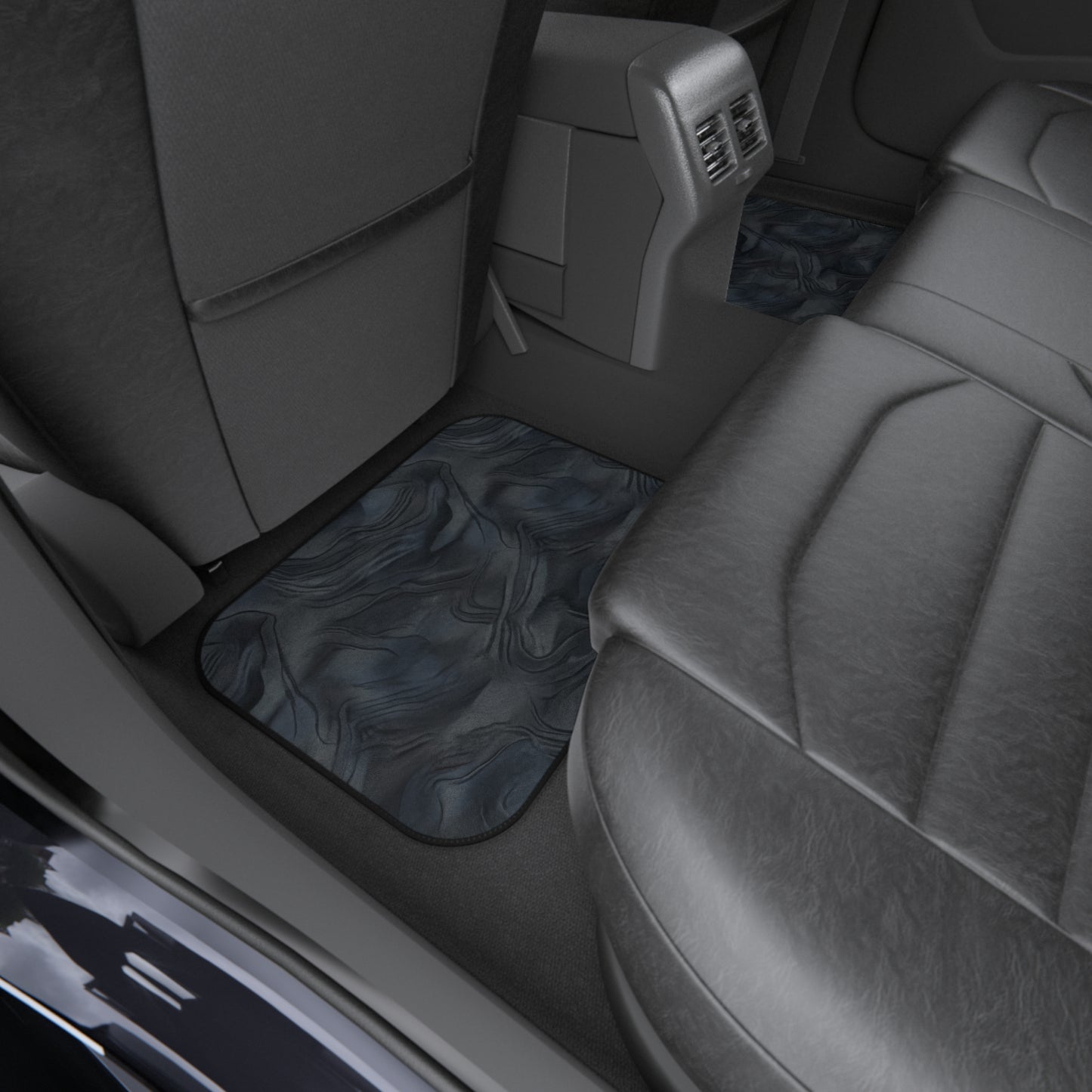 Marble Slate Car Mats (Set of 4) — Non-Slip All-Weather Floor Liners