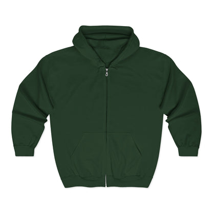Retro-AI Nomad Badge Hoodie — Full-Zip Travel & Digital Nomad Pullover