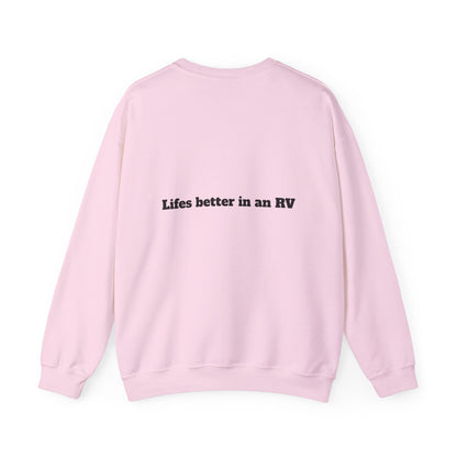 RV Life Crewneck Sweatshirt - Perfect for Travel Lovers