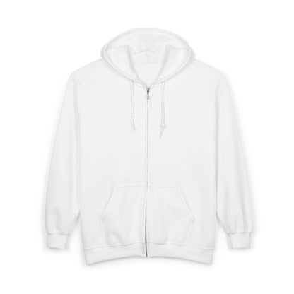 Retro-AI Nomad Badge Hoodie — Full-Zip Travel & Digital Nomad Pullover