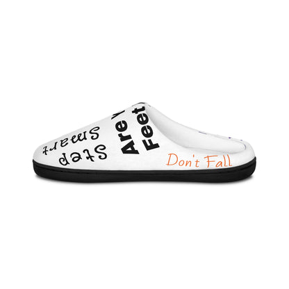 Comfortable Men's Indoor Slippers with Fun Witty Quotes