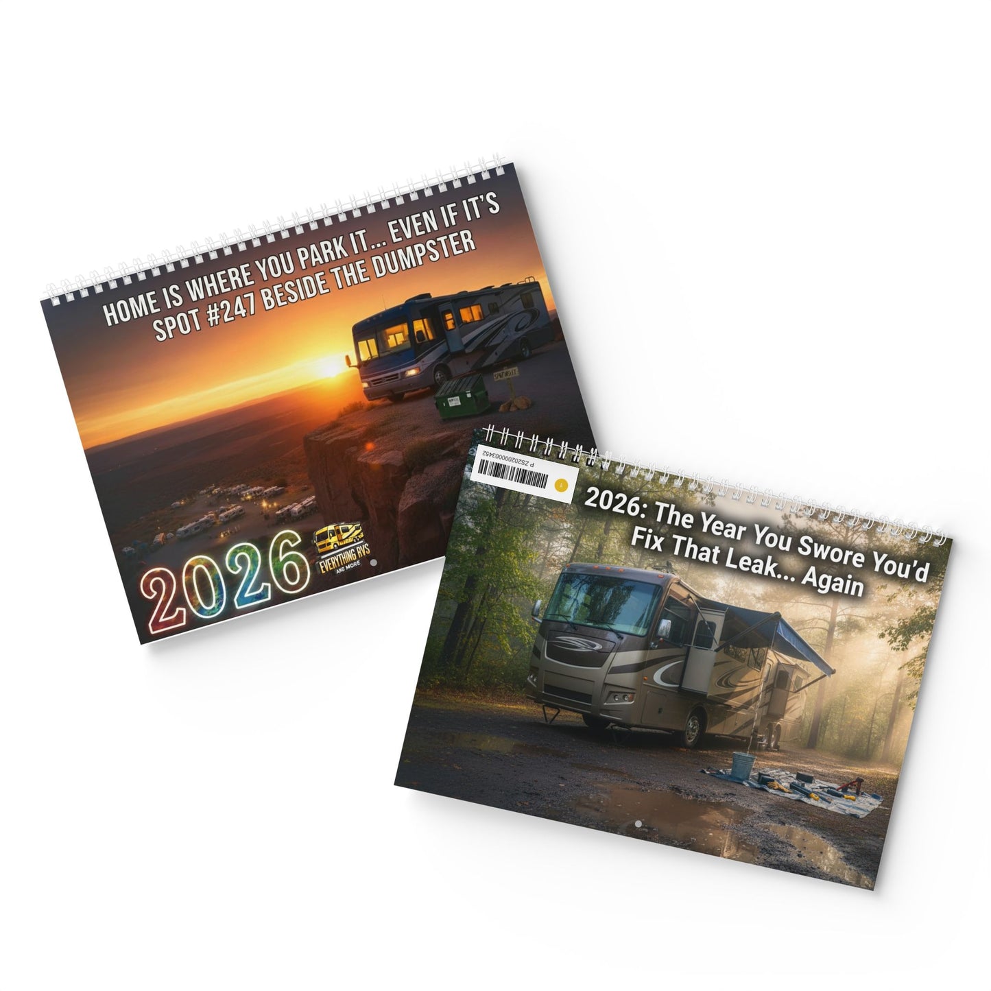 Camping Humor Wall Calendar 2026