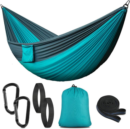 Portable Camping Hammock with Tree Straps