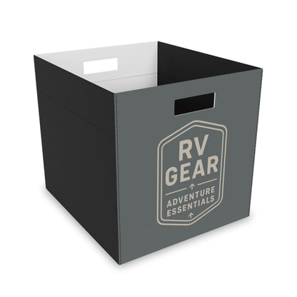 RV Gear Felt Storage Bin — Adventure Essentials Organizer for RV & Camping