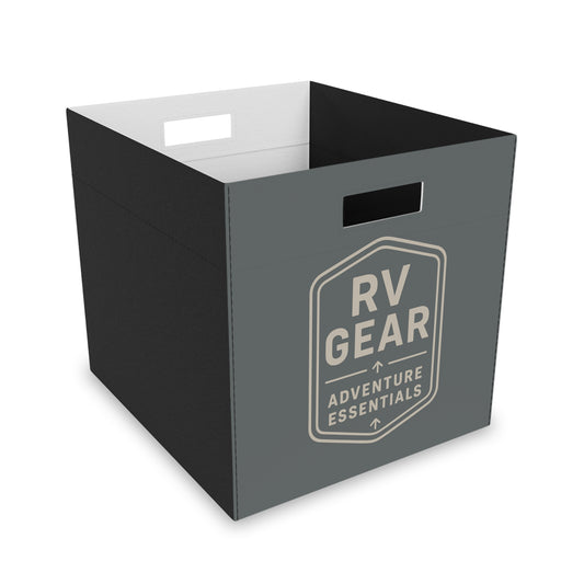 RV Gear Felt Storage Bin — Adventure Essentials Organizer for RV & Camping