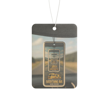 Vintage Car Air Freshener - "Everything Rides" Aroma Tag