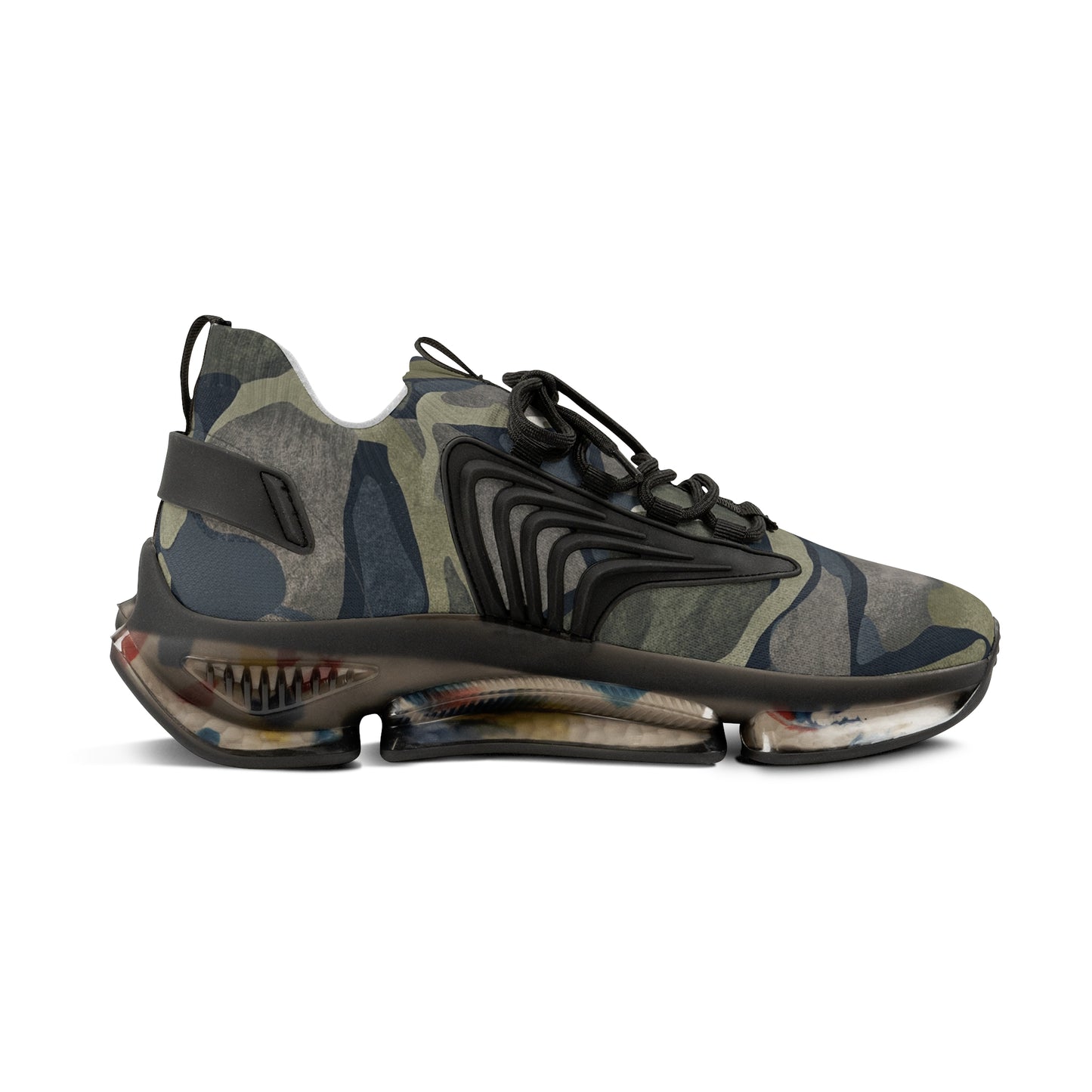 Camo Mesh Sneakers for Men — Lightweight Breathable Athletic Shoes