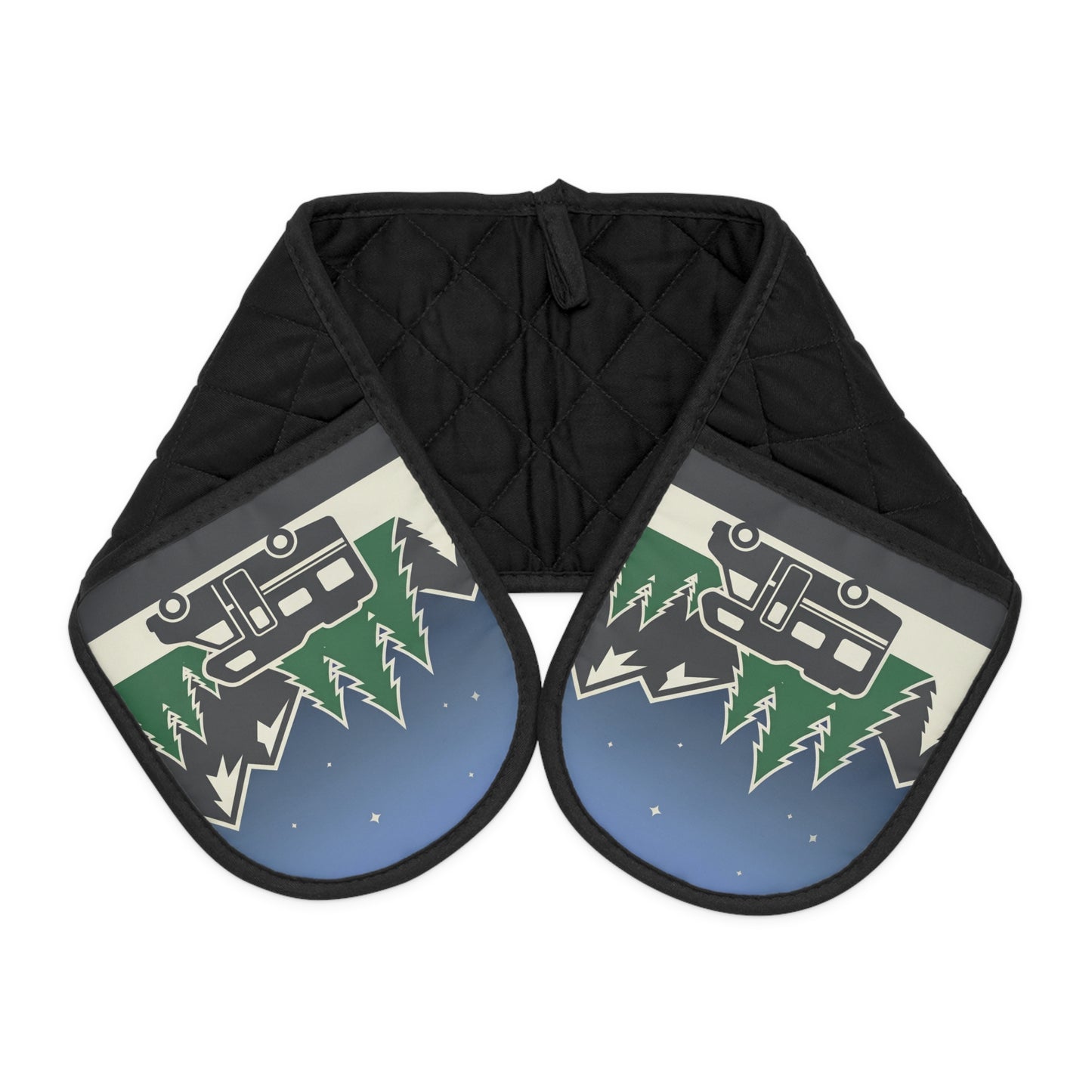 RV Nightscape Heat-Proof Oven Mitt (AOP)