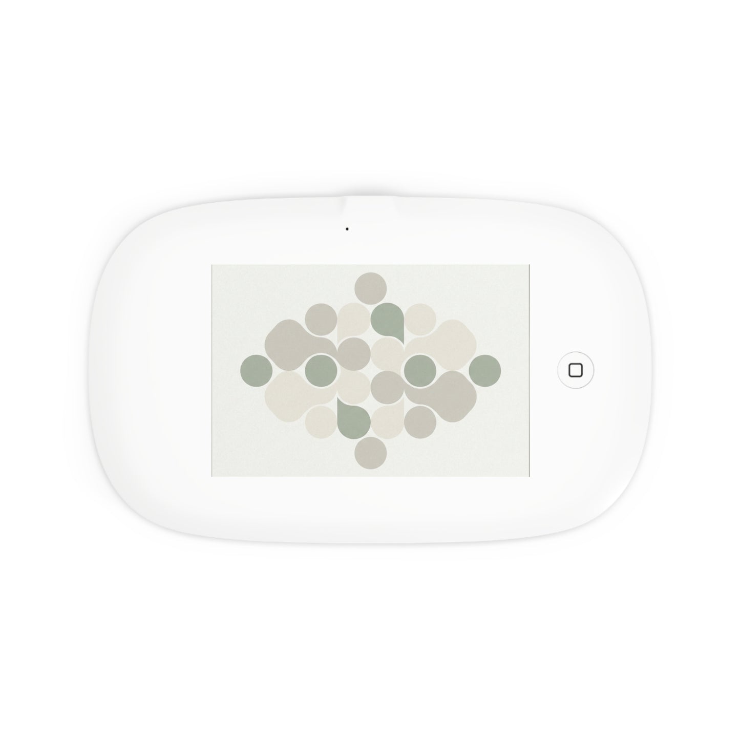 UV Phone Sanitizer & Wireless Charging Pad — Minimal Neutral Dot Design